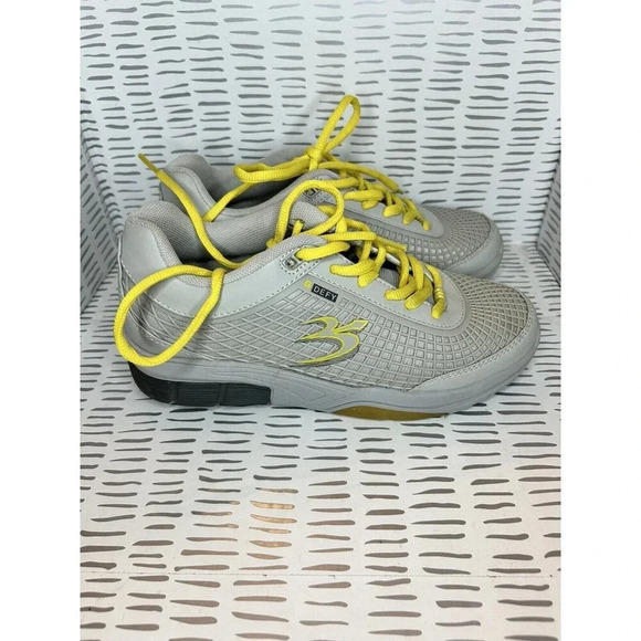 GDefy Gravity Defyer Comfort Light Gray Yellow  TB9011FGY-M Men’s  7.5 Women’s 9 - Picture 4 of 13